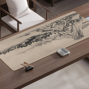 静德斋书法创意古风毛毡书法垫瑞鹤图洛神赋创作鼠标垫文创古风