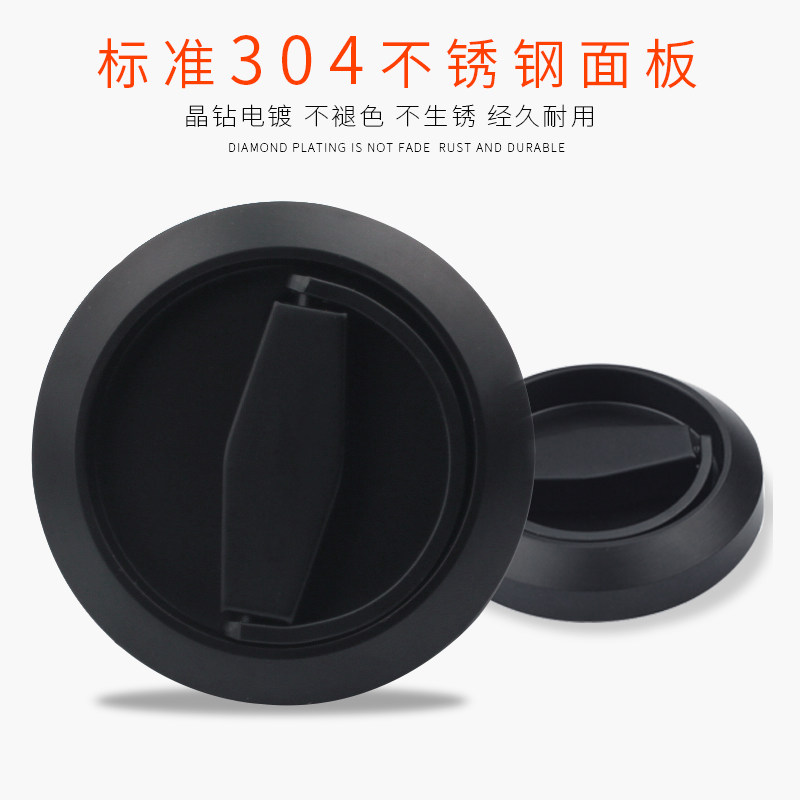 隐形门锁闭锁呆锁拉环锁黑色室内卧室背景墙双面锁暗门锁隐藏门锁