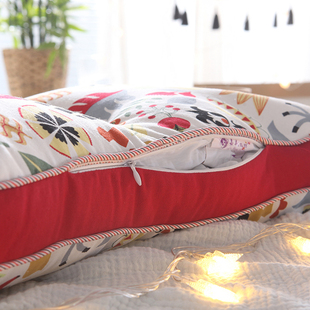 全棉荞麦枕头粗布颈椎枕保健枕护耳荞麦皮硬枕芯护颈椎枕头成人枕