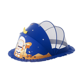 婴儿床蚊帐罩宝宝免安装 遮光新生儿通用蒙古包 可折叠防蚊罩全罩式