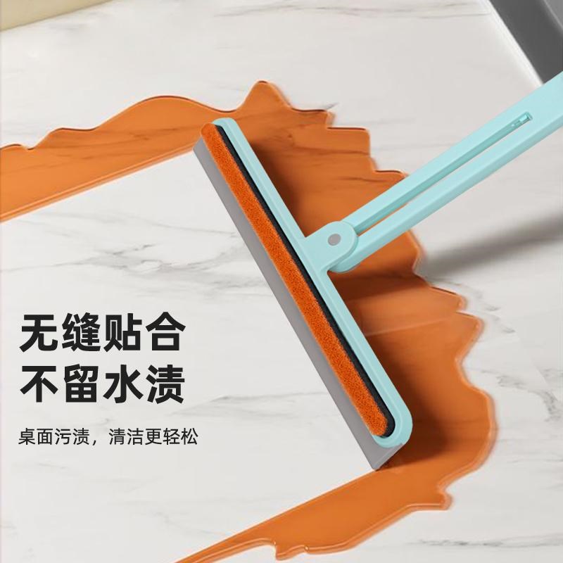 三合一折叠玻璃刮水器一体式清洁双面刮子擦玻璃神器缝隙刷两用