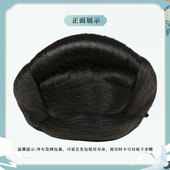 牛角包汉服造型发包COS演出套装 千鑫丝古装 假发仙女花百搭新款