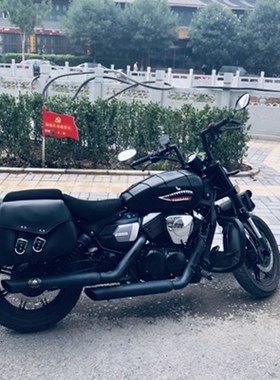 适用于复古龙嘉V途LJ250-2摩托车改装加高靠背后货架尾架配件