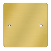 铜面地插座盖板不锈钢镀铜钛金地插底盒暗盒120装 饰家用遮挡盲板