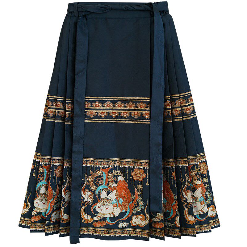 汉服女童春秋2024新款儿童中国风新中式马面裙套装小女孩明制唐装