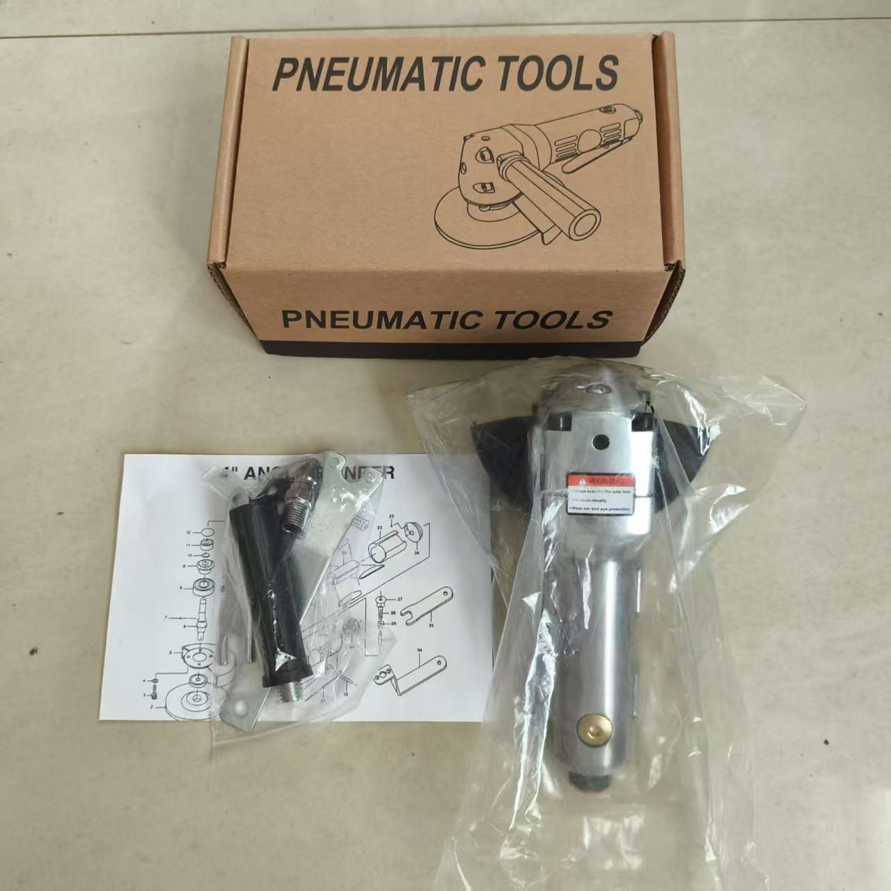 强力款4寸气动角磨机抛光色砂轮机切割打磨抛光切割风动4寸砂轮机