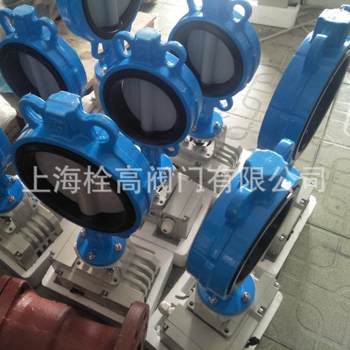 电动对夹尼龙板软密封蝶阀 D971XN-16N尼龙板电动蝶阀 尼龙板蝶阀