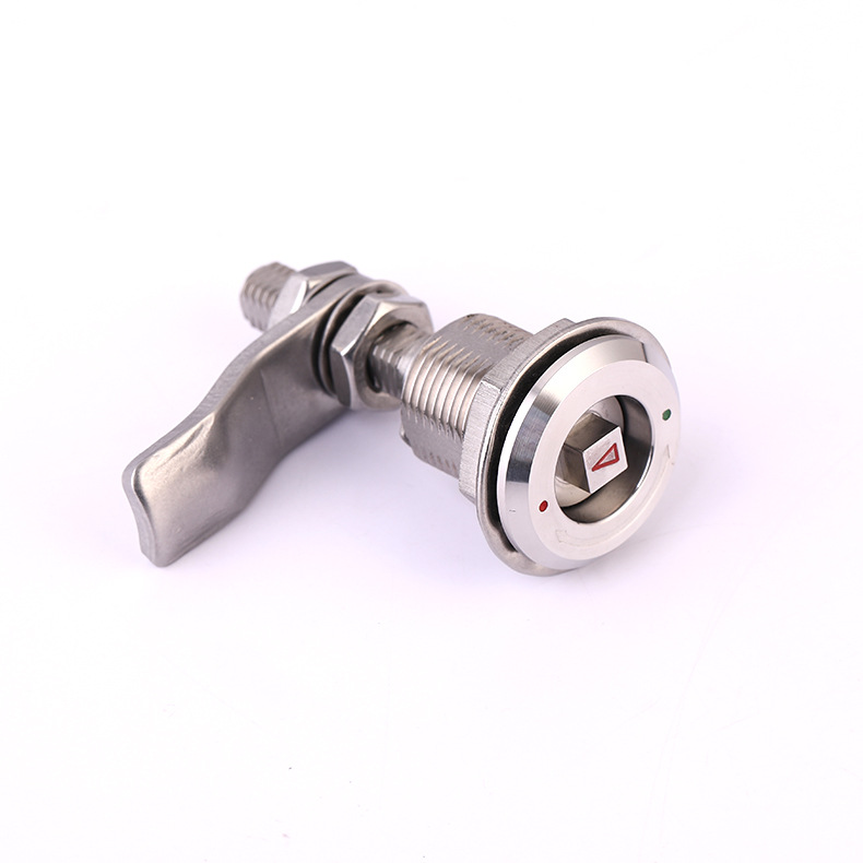 供应拉紧锁LJSK1018-047Y-L顺滑开合轨道交通机锁不锈钢拉紧锁