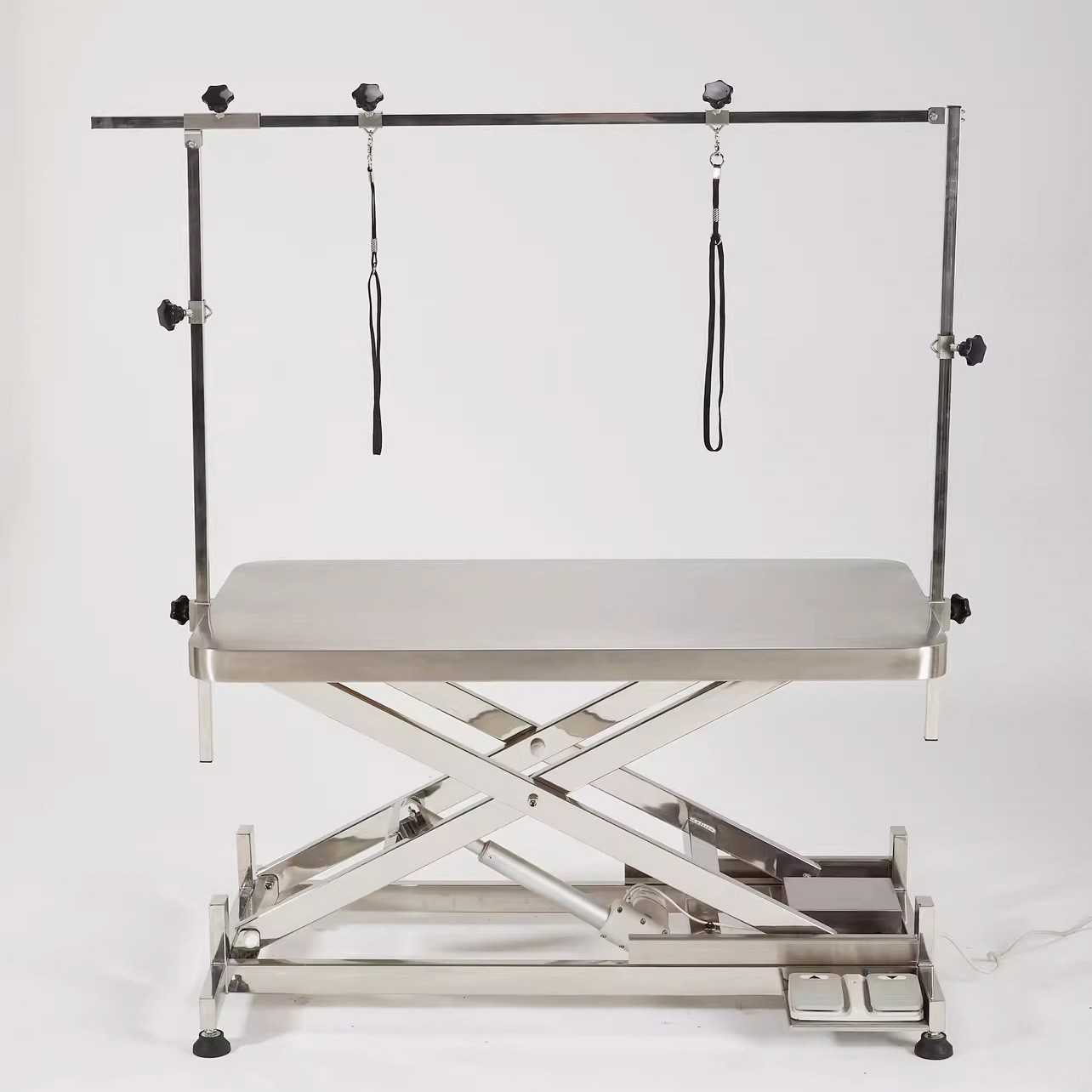 上海妤美不锈钢吹水台宠物升降桌宠物美容台电动可升降宠物美容桌