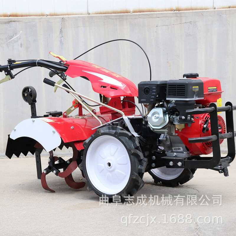 志成多功能手扶农用旋耕机 小型家用田园管理机 方便移动操作简单