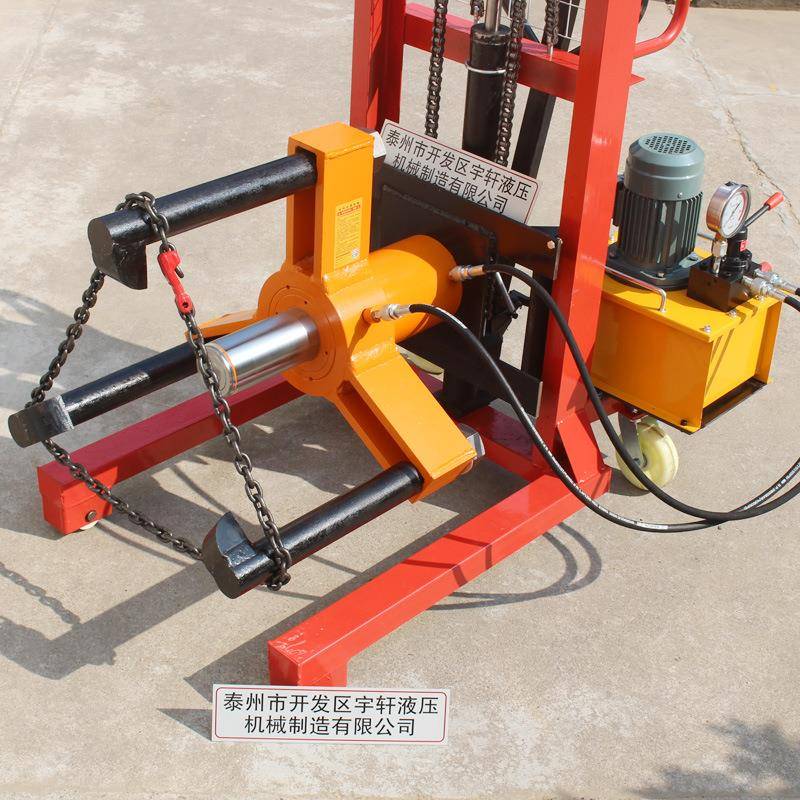 FBL电动液压拉马小车升降车载式拔轮器拔皮带轮50T100T200T00吨