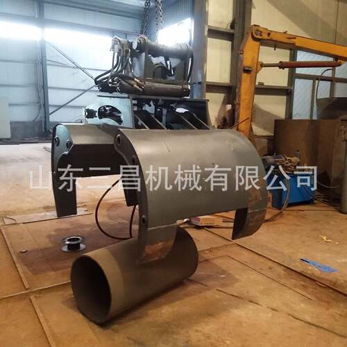 两路管抓木器4-9吨钩机抓木机60度旋转抓管机工厂直发