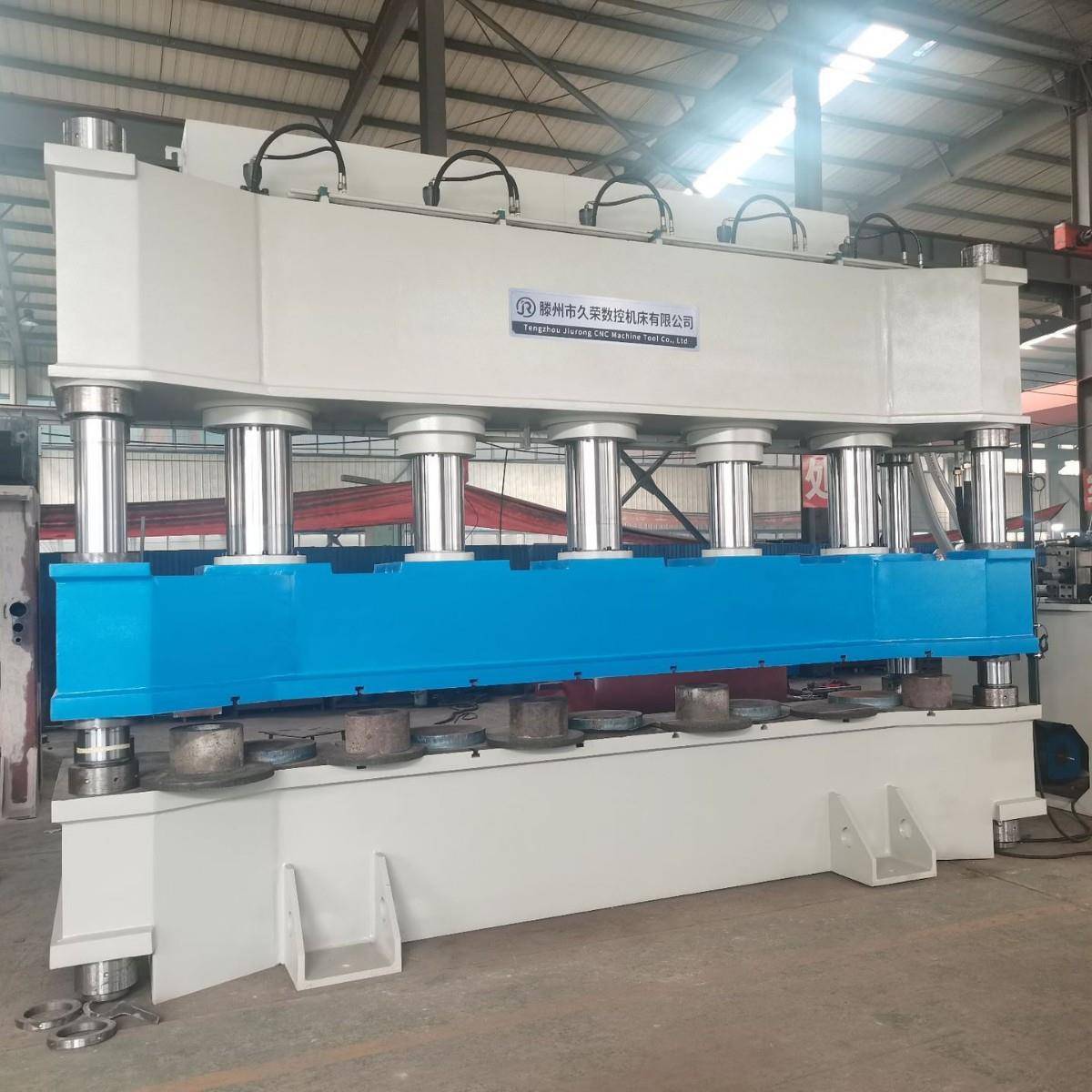 集装箱800吨挂车牵引板耐火材料成型液压机汽车配件制造数控