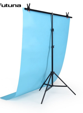 锐富图 2*1米背景架T型摄影架直播支架100*200cmPVC板拍照背景板