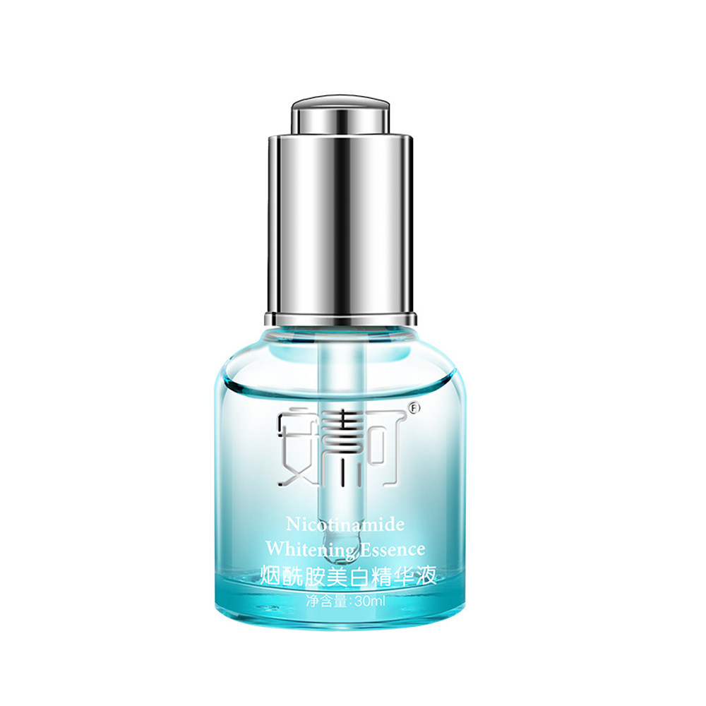 安素可烟酰胺美白精华液提亮去黄改善暗沉淡化日晒斑沉着色斑