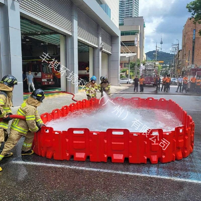 FFOC新能源汽车灭火围挡围堰 消防队灭火专用带提手款挡水板