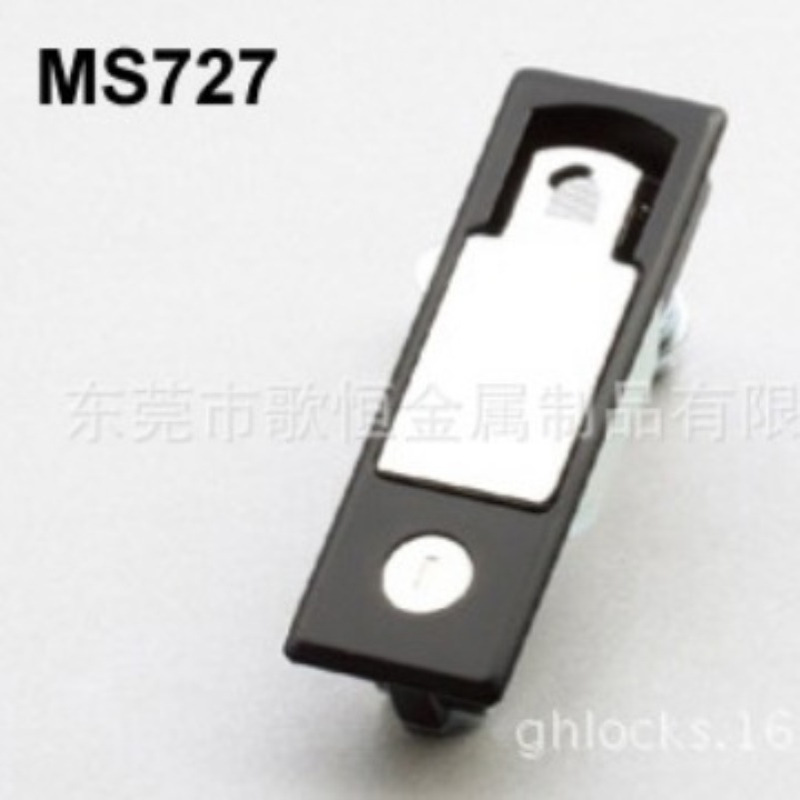 环保设备门锁工业控制柜门锁黑铬电柜门锁开关柜锁电器柜锁MS727