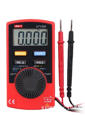 优利德UT120A/UT120B/UT120C/UT10A口袋型袖珍数字万用表自动量程