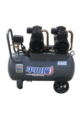 平川猫2850D单相无油静音空压机（2极1480X2-55）-17606号