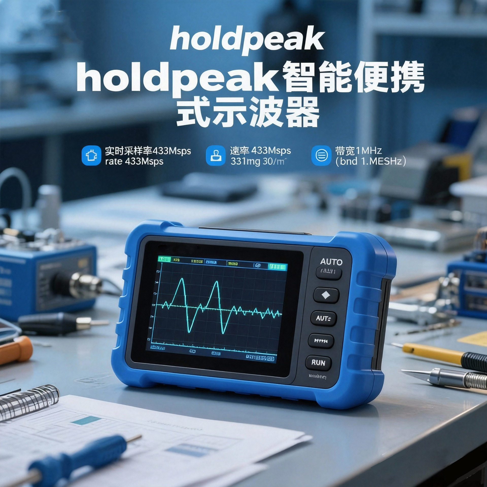 华普HP-1M 数字式手持示波表示波器