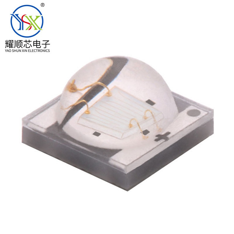 园林舞台灯用3W贴片led灯珠替代cree3535绿光陶瓷led绿光高亮