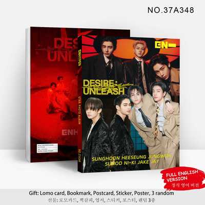 现货新款画册ENHYPEN新专辑DESIRE  UNLEASH明星写真集80p照片卡