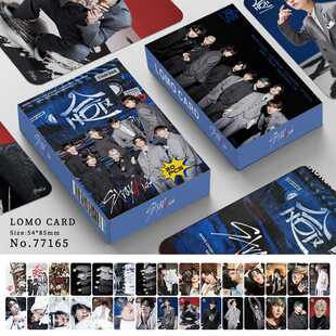 现货30张小卡STRAYKIDS应援照片卡粉丝爱豆收藏贺卡双面LOMO卡片