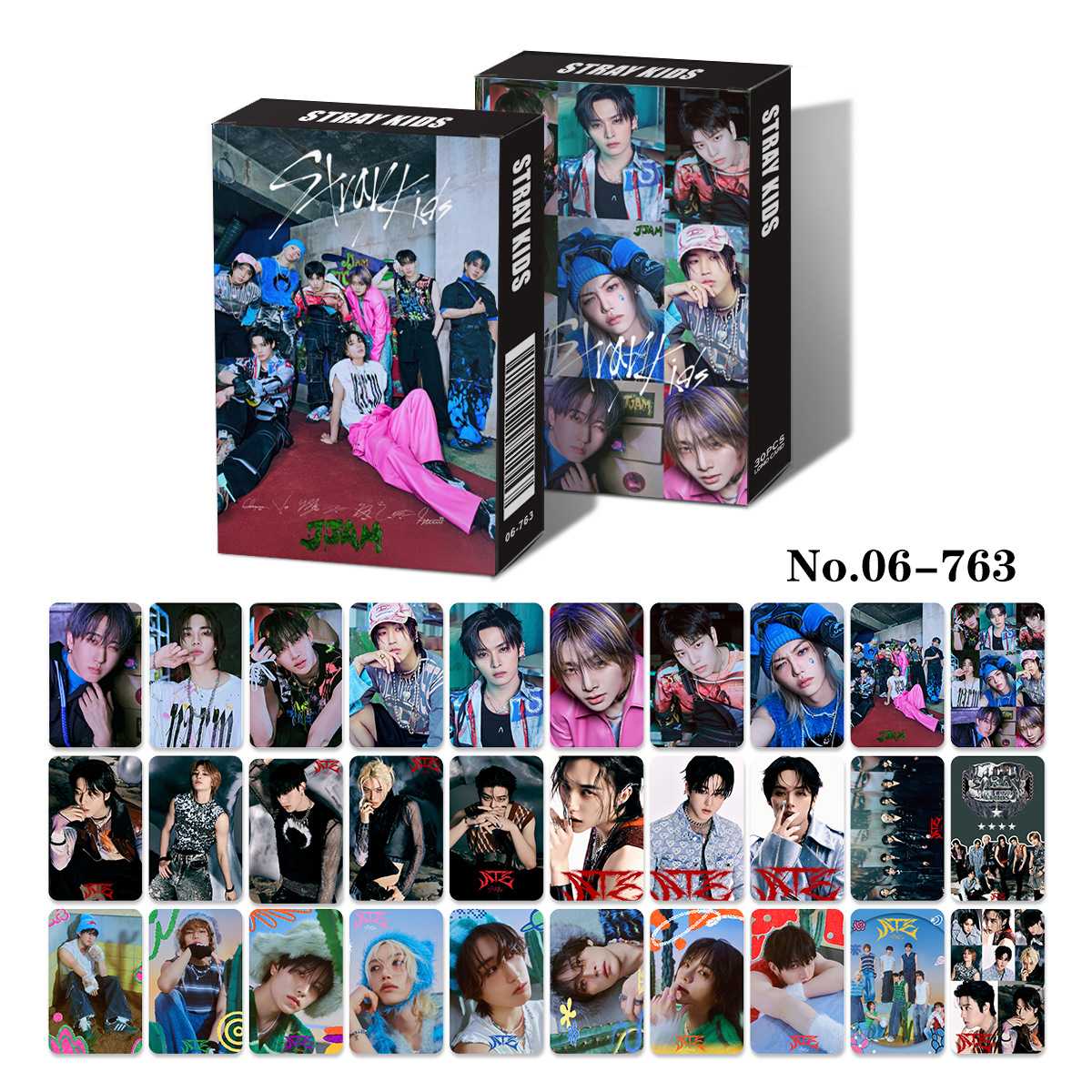 现货新款LOMO卡 STRAYKIDS日专辑 5 STAR周边照片卡ins明星贺卡