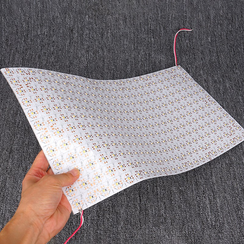 24v任意裁剪柔软led灯片自粘大B理石背景墙DIY灯箱超亮灯板无频闪