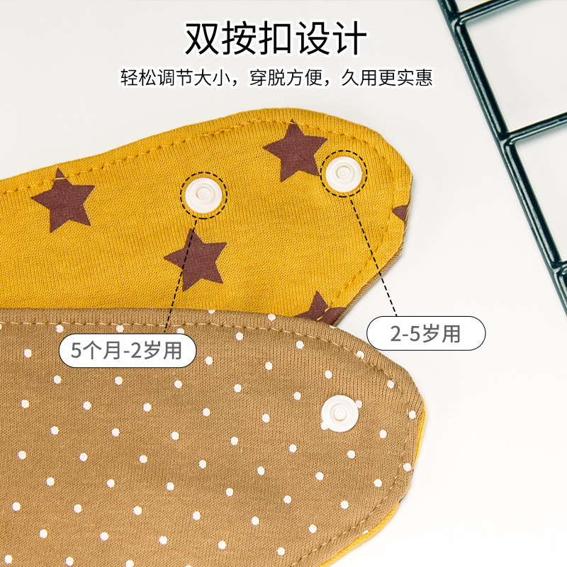 春秋冬款新生婴儿纯棉三角巾宝宝大号加厚口O水巾男童洋气围巾围