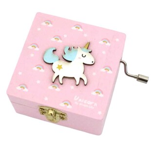 卡通少女八音盒手摇木质音乐盒动物天空之城N学生创意节日生日礼