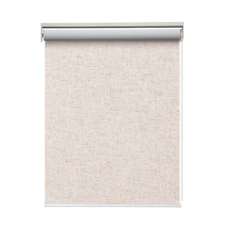 sunfree全遮光m卷帘窗帘仿亚麻遮阳帘 升降隔热办公室客厅卧室阳