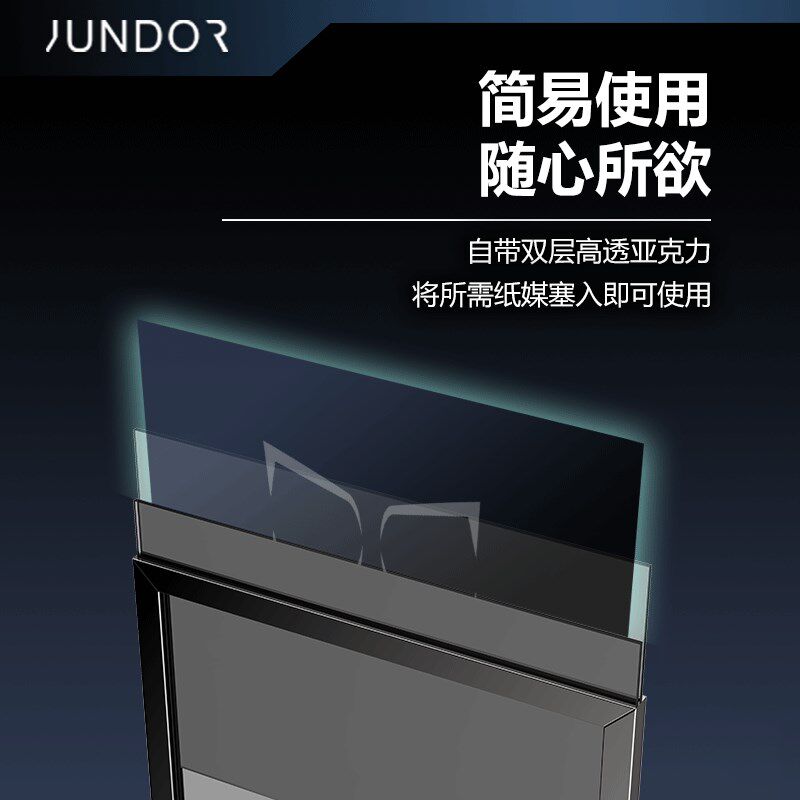 君铎一米线栏杆指k示牌机场排队导向牌伸缩带隔离带A3A4广告牌插
