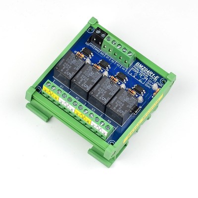 光耦隔离继电器模块组3.3V5V12V24V触发 IO卡单片机PXLC信号放大