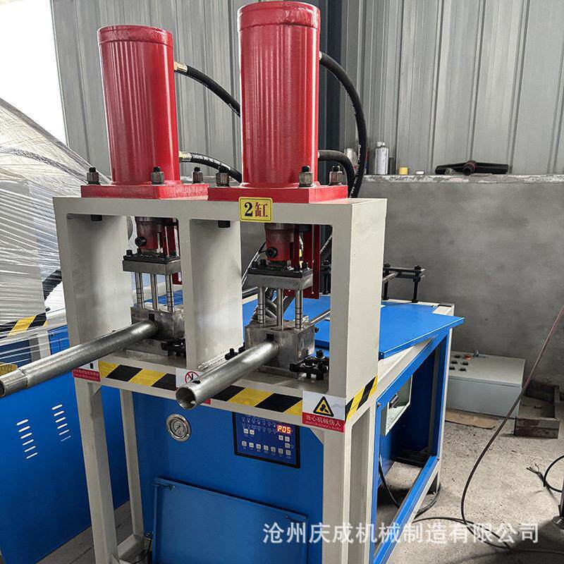 圆管冲孔机半自动圆管冲孔机护栏支架法兰方管冲孔