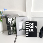 饰书仿真书摆件装 简约轻奢风格 可收纳可打开假书盒居家装 东西盒子