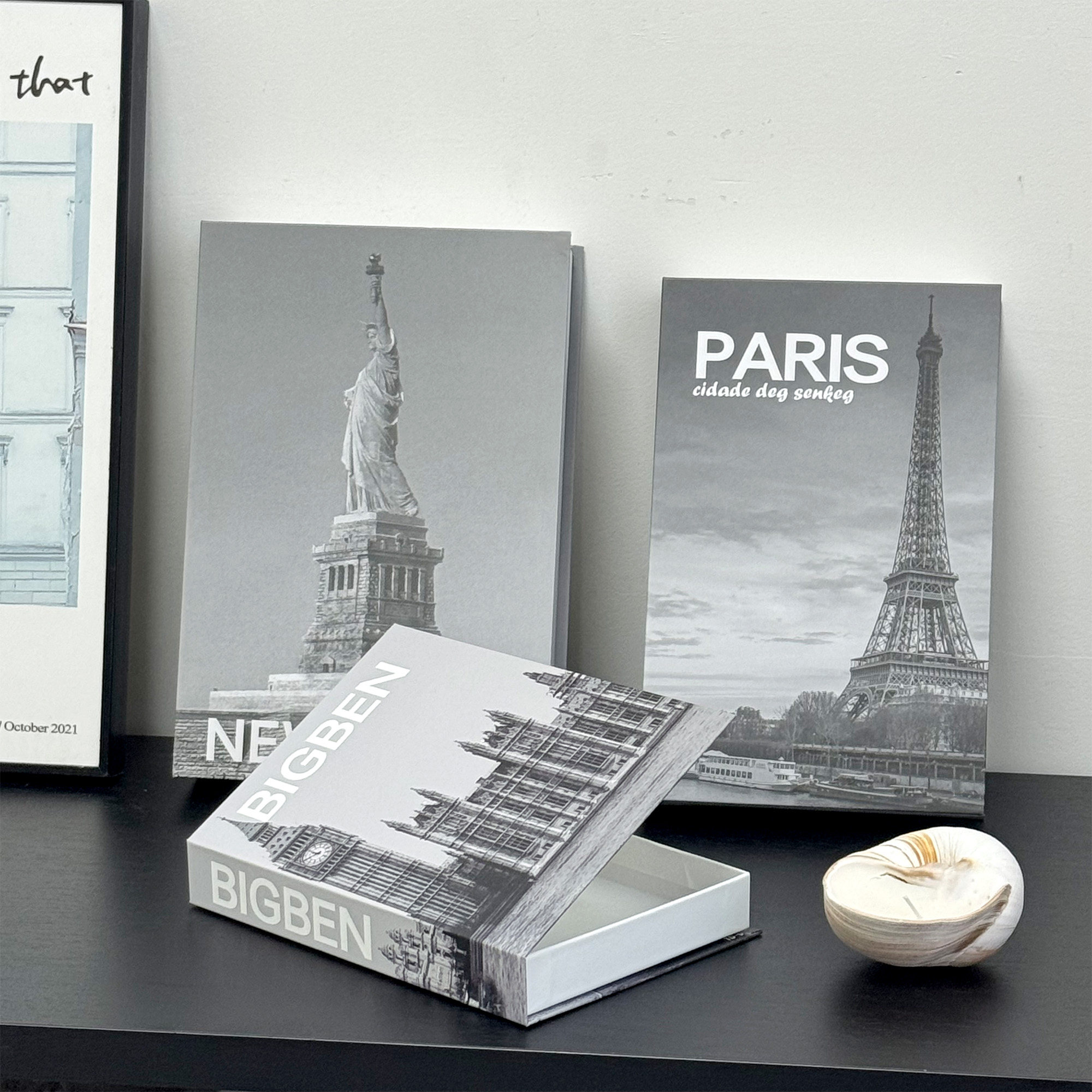 桌面磁吸收纳盒简约高级感