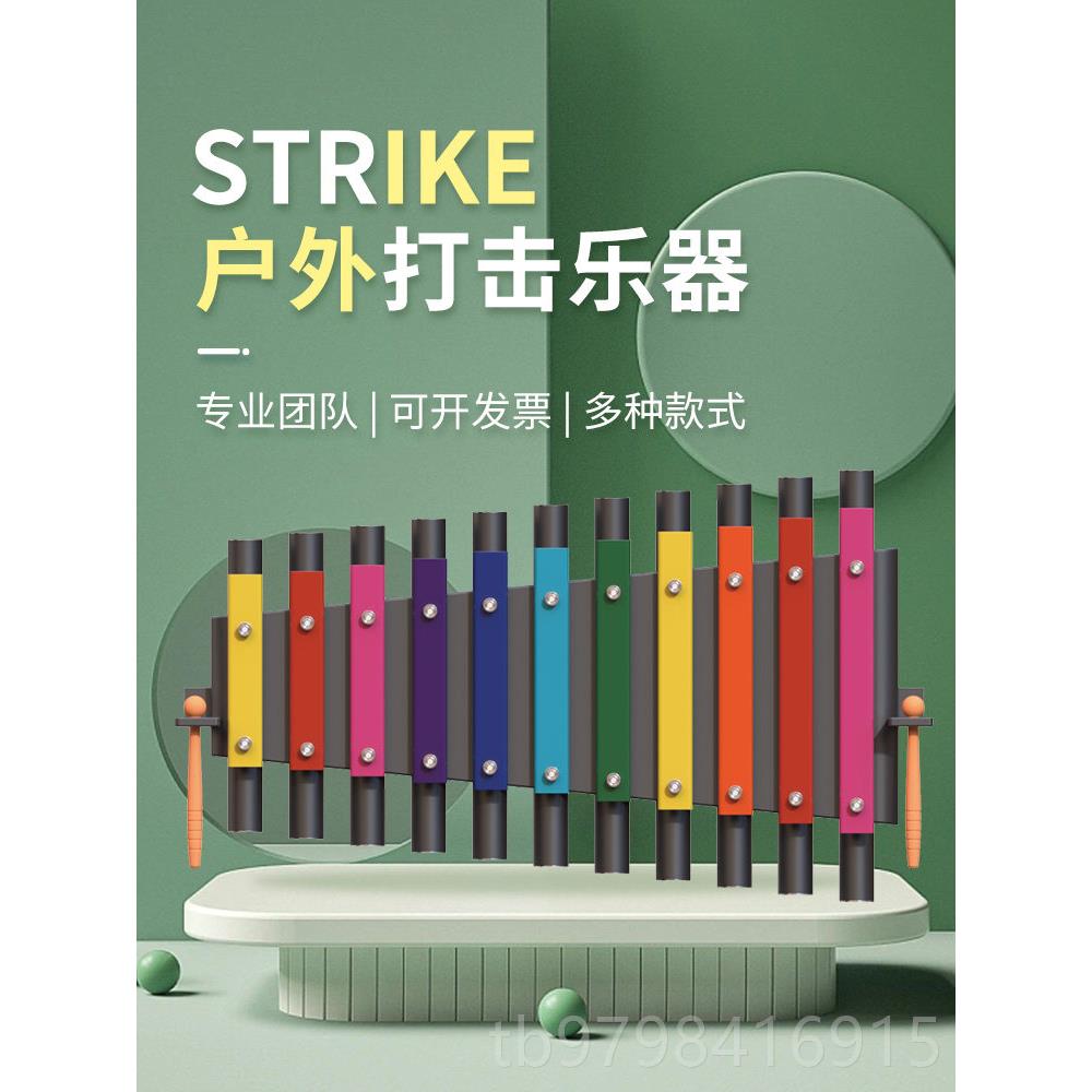 正品儿外童户外打击乐器室公拍拍鼓室内墙面器组合金属园琴定乐制图片
