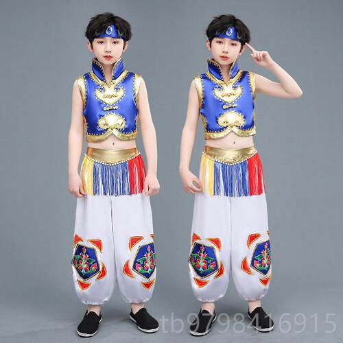 正品儿童蒙演服女童筷子舞演男表出服装蒙族古舞蹈舞动草原小骏马