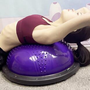 正品波速球半圆平衡健球身瑜伽加厚防爆踩半球普拉脚提家球用减肥