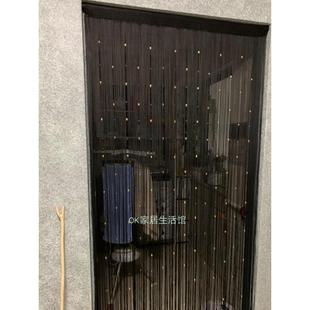 超豪华加密品质珠线帘门帘隔断玄关现代流苏帘子门店橱窗商业空间