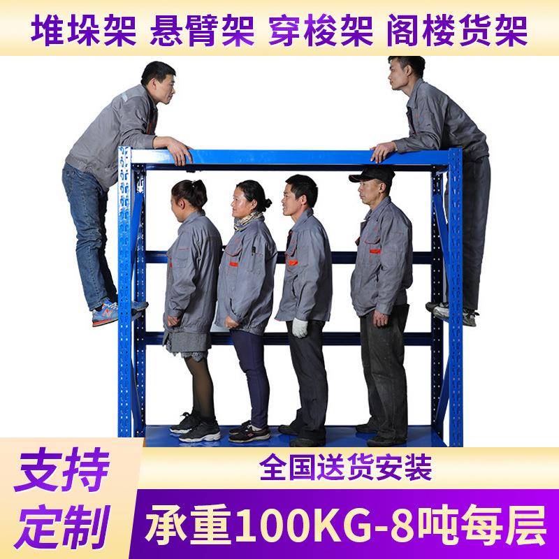 山东仓储库房货架置物架仓库家用多层货物架重型铁架子钢架