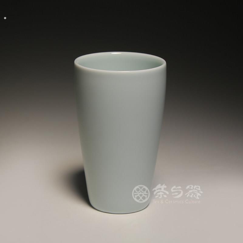 中国台湾省三希堂青白色闻香杯套组款主人杯品茗茶杯陶瓷功夫茶具