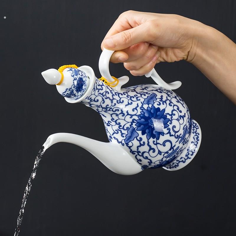 中式家用仿古一斤装陶瓷酒壶创意白酒老式分酒器大号古风宫廷酒具