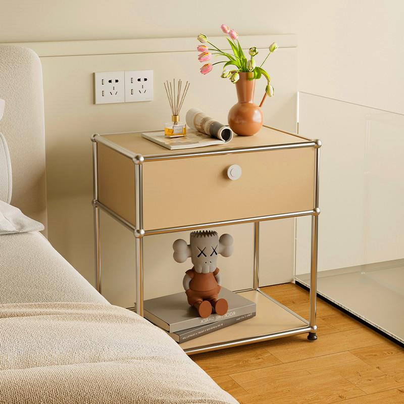 中古USM模块柜卧室家用不锈钢床头柜子ins沙发边柜客厅斗柜收纳柜