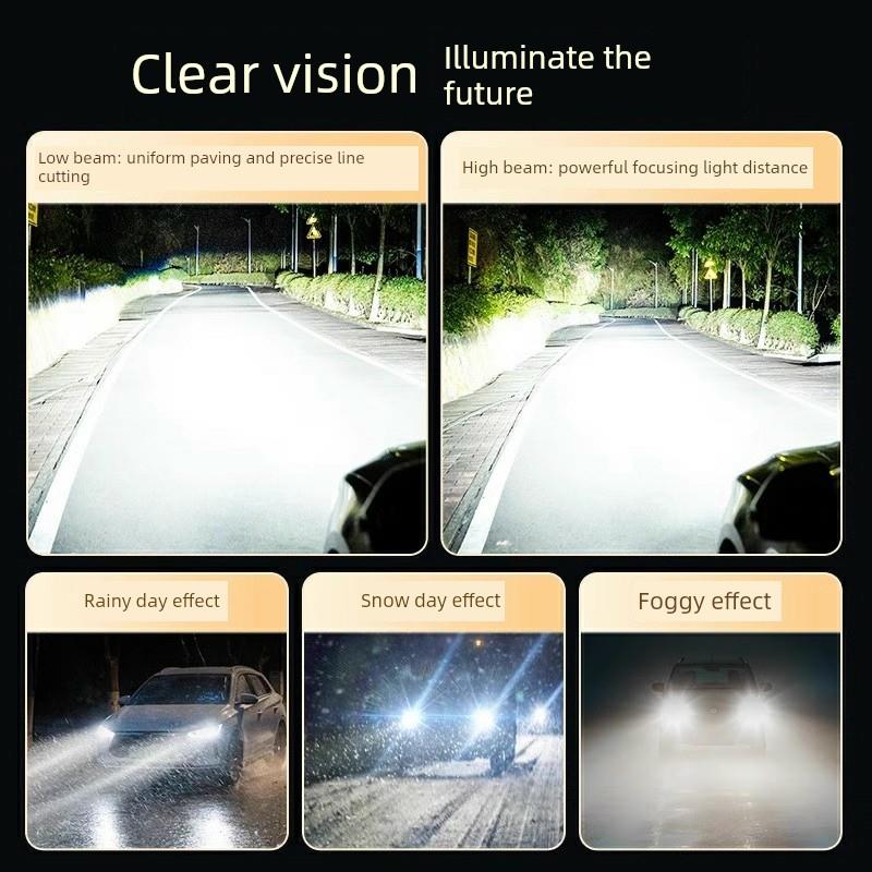 14-17-19-23车型适用于奇瑞瑞虎5Led大灯5X远光灯和远光灯集成+汽