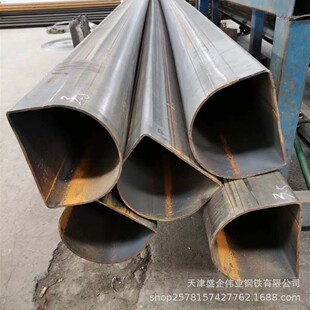 镀锌D型管 40D形钢管 规格齐全 家具用40 供应扶手D型管