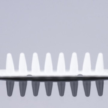 赛普802025 0.1mL PCR8联排管盖一体白色
