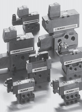 KONAN甲南电机414H604C-BA1止回阀380-3075L-10A-AC100  3/8 空気