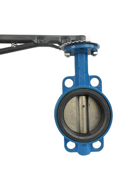 批发供应上海拾佰万中线二通式蝶阀 批发供应优质球墨铸铁碟阀